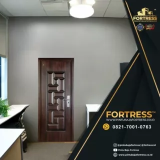 MEWAH!!! WA 0821 7001 0763 (FORTRESS) Pintu Rumah Warna Coklat di Sulawesi Utara