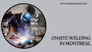 Onsite Welding In Montreal