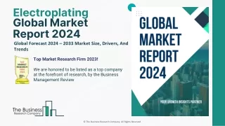 Electroplating Market Size, Key Analysis And Segmentation Forecast 2033