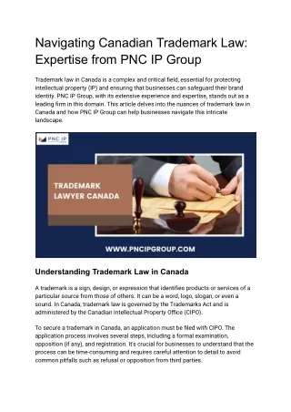 Trademark lawyer canada