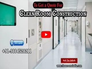 Clean Room Construction Bangalore