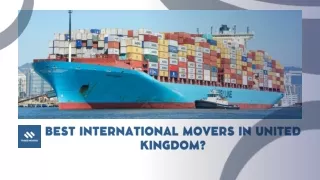 Best International Movers in United Kingdom