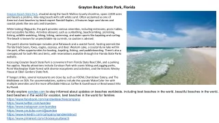 Grayton Beach State Park: Nature's Playground in Santa Rosa