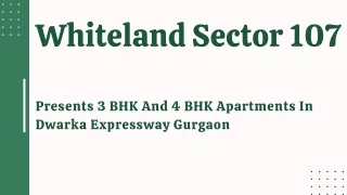 Whiteland Sector 107 E-Brochure