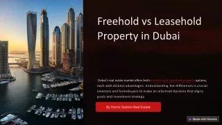 A Guide to Freehold and Leasehold Property