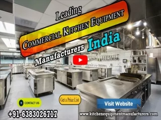 Top Commercial Kitchen equipment Dealer