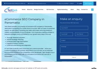 Ecommerce SEO Company Parramatta