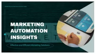 Marketing Automation Insights - Unlocking Success