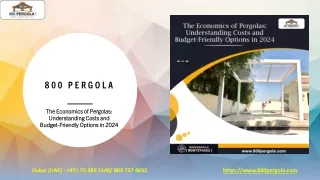 The Economics of Pergolas - Understanding Costs and Budget-Friendly Options in 2024