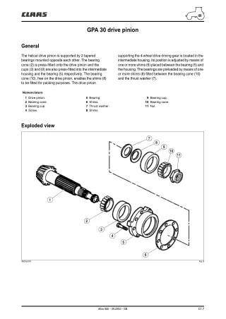 CLAAS ATLES 946-926 RZ (Type A01) Tractor Service Repair Manual