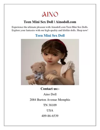 Teen Mini Sex Doll  Ainodoll