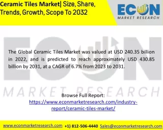 Ceramic Tiles Market