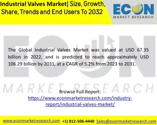 Industrial Valves Market