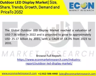 Outdoor LED Display Market