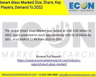 Smart Glass Market