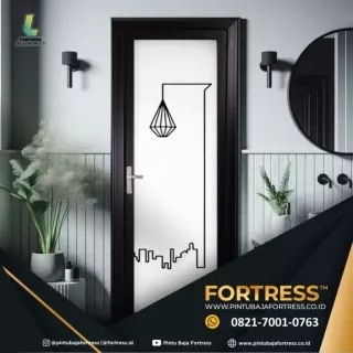 KOKOH!!! WA 0821 7001 0763 (FORTRESS) Estetik Pintu Aluminium Warna Hitam di Pekanbaru