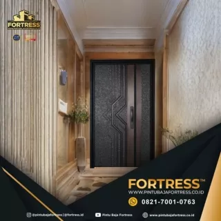 ELEGAN!!! WA 0821 7001 0763 (FORTRESS) Pintu Besi Minimalis Terbaru di Dumai