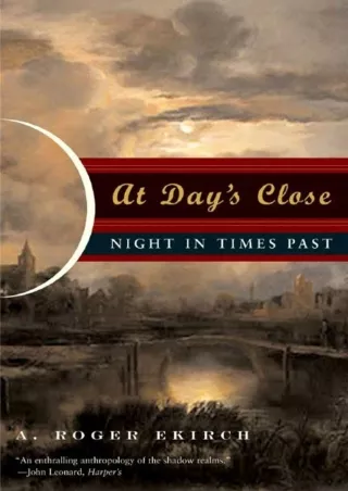 $PDF$/READ At Day's Close: Night in Times Past