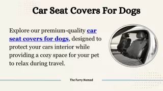 Car Seat Covers For Dogs