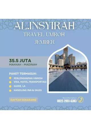 0822-2951-6383, TRAVEL UMROH TERBAIK DI JEMBER