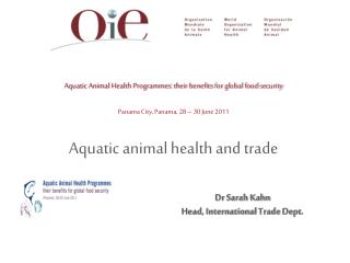 Aquatic animal health and trade