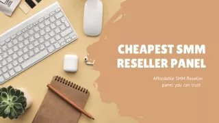 Cheapest SMM Reseller Panel