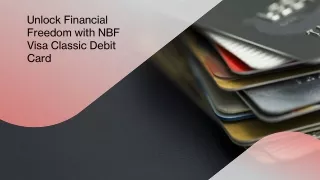 Nbf Visa Classic Debit Card