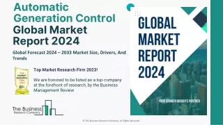 Automatic Generation Control Global Market Report 2024