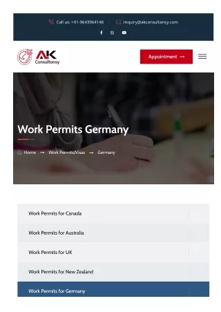 Chase Your Dream With German Work Permit visa