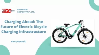 Charging Ahead: The Future of Electric Bicycle Charging Infrastructure