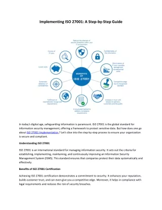 Implementing ISO 27001: A Step-by-Step Guide