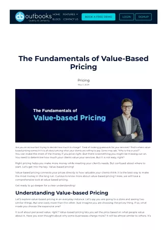 Your Complete Roadmap to Value-Based Pricing for Accountants