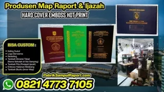 0821-4773-7105 Pusat Sampul Raport Map Ijazah di Aceh Tenggara