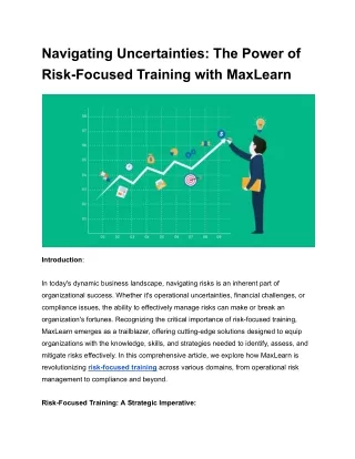 Navigating Uncertainties_ The Power of Risk-Focused Training with MaxLearn