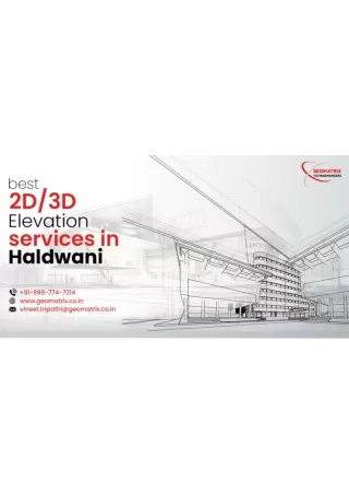 Best 2D 3D Elevation Services in Haldwani.