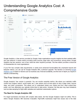 Understanding Google Analytics Cost_ A Comprehensive Guide