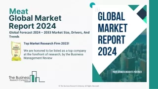 Meat Market Statistics, Industry Demand, Growth Trends 2024-2033