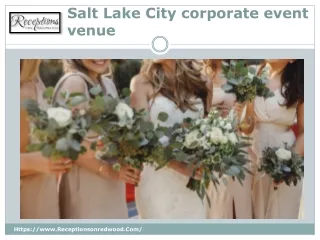 Salt Lake City corporate event venue