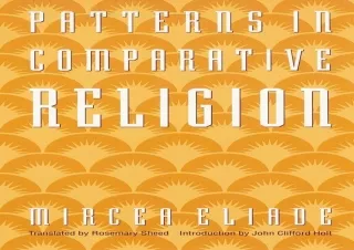 PDF_  Patterns in Comparative Religion