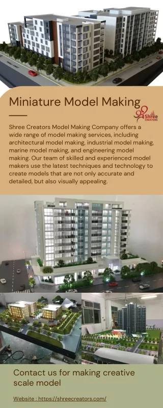 Best Miniature Model Making Company in Mumbai - Shree Creators