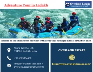 Adventure Tour in Ladakh