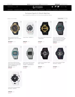 Discover Collections of G-Shock Watches in New ZealandStonex Jewellers