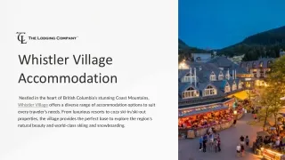 Whistler-Village-Accommodation