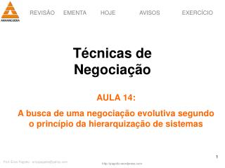 Técnicas de Negociação