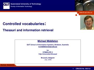 Controlled vocabularies : Thesauri and information retrieval
