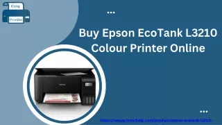 Buy Epson EcoTank L3210 Colour Printer Online