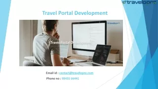 Travel Portal Development