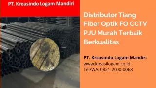 0821-2000-0068 Jual Tiang Fiber Optik CCTV PJU Murah Balikpapan Medan Jakarta