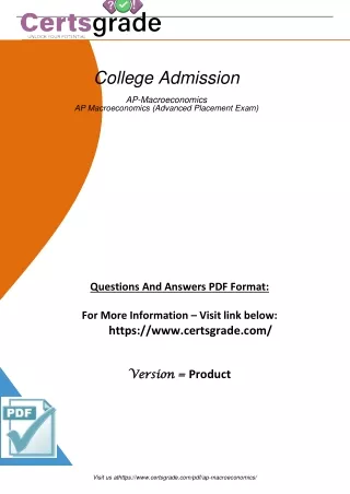 Excel in AP Macroeconomics Master the AP Exam