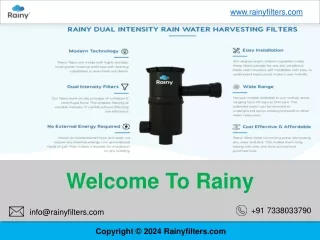 Rain Water Harvesting